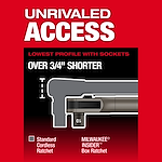 M12 FUEL™ INSIDER™ Extended Reach Box Ratchet