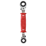 48-22-9212 - 4IN1 Lineman's Insulated Ratcheting Box Wrench