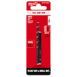 10-32 Straight Flute Plug Tap & #21 Drill Bit in its packaging