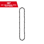 16-inch chainsaw chain with a 3/8" low profile pitch and .043" gauge