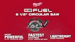 Milwaukee M18 FUEL 6-1_2 Inch Circular Saw