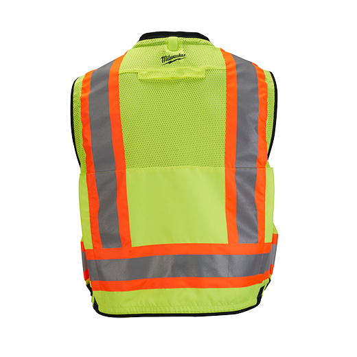 48-73-5161, 48-73-5162, 48-73-5163, 48-73-5164 - Class 2 Surveyor's High Visibility Yellow Safety Vest - L/XL