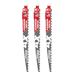 48-00-5332, 48-00-5232 - 9" 3 TPI The AX™ with Carbide Teeth for Pruning & Clean Wood SAWZALL® Blade 3PK