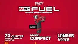 Milwaukee M12 FUEL SURGE 1_4 Hex Hydraulic Driver