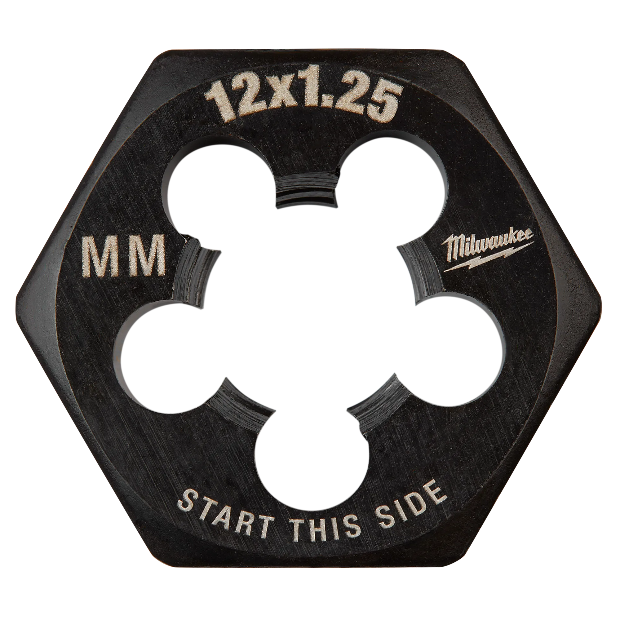 M12-1.25 mm 1-Inch Hex Threading Die