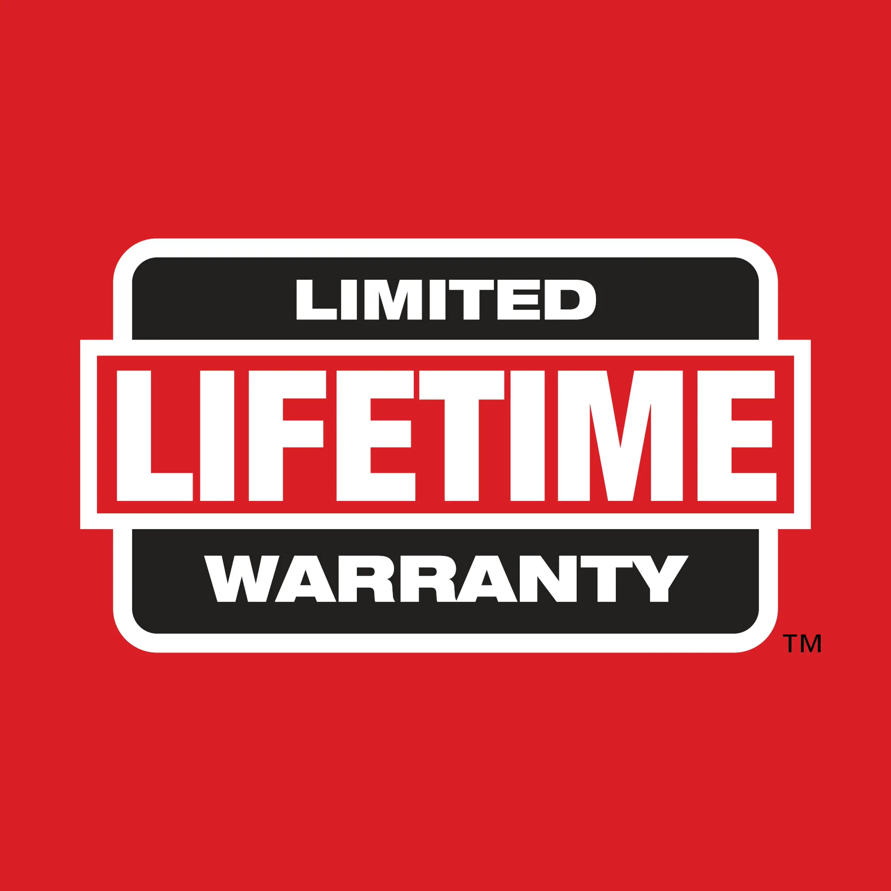 Limited lifetime warranty	 