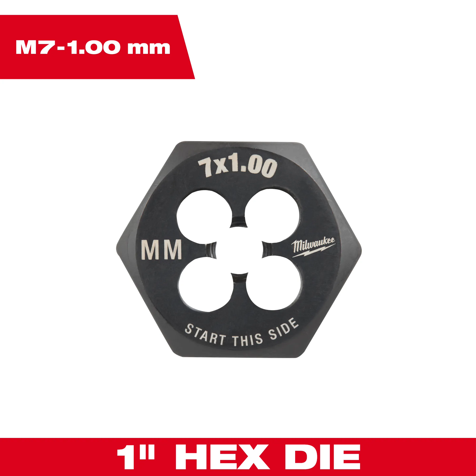 M7-1.00 mm 1-Inch Hex Die