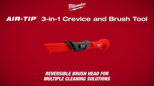 Milwaukee AIR-TIP 3-in-1 Crevice and Brush Tool