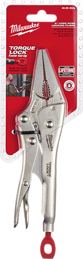 48-22-3509 - 9” TORQUE LOCK™ Long Nose Locking Pliers