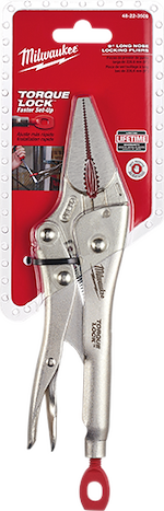 48-22-3509 - 9” TORQUE LOCK™ Long Nose Locking Pliers