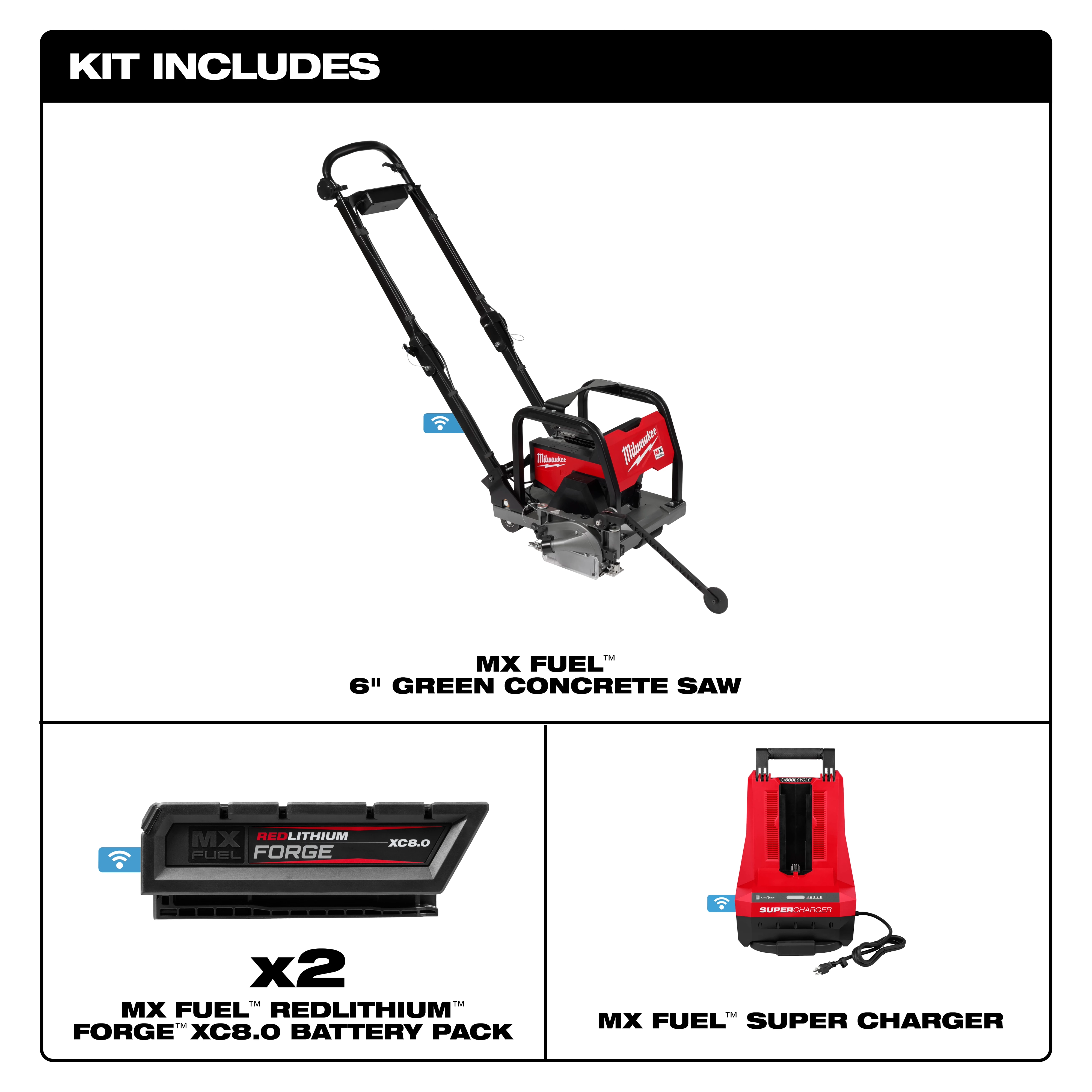 MX FUEL™ 6" Green Concrete Saw