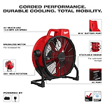 Corded performance, durable cooling, and total mobility