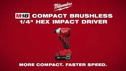 Milwaukee M18 Compact Brushless Hex Impact Driver2