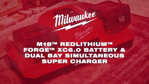 M18 REDLITHIUM FORGE XC6_0 BATTERY AND DUAL BAY SIMULTANEOUS SUPER CHARGER