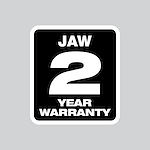 2 year jaw warranty logo