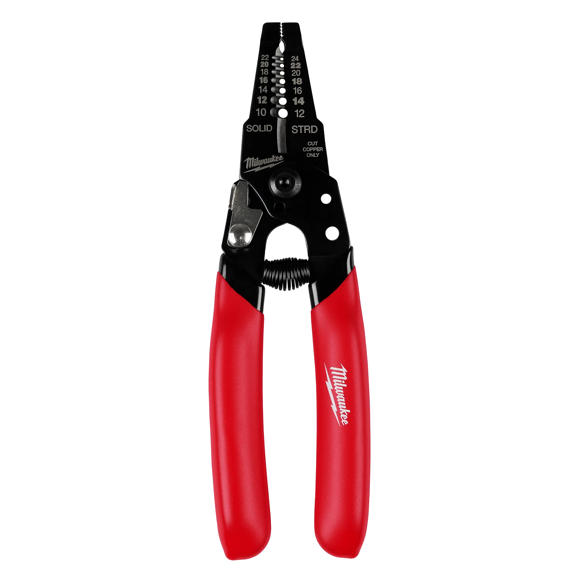 10-24 AWG Compact Dipped Grip Wire Stripper & Cutter