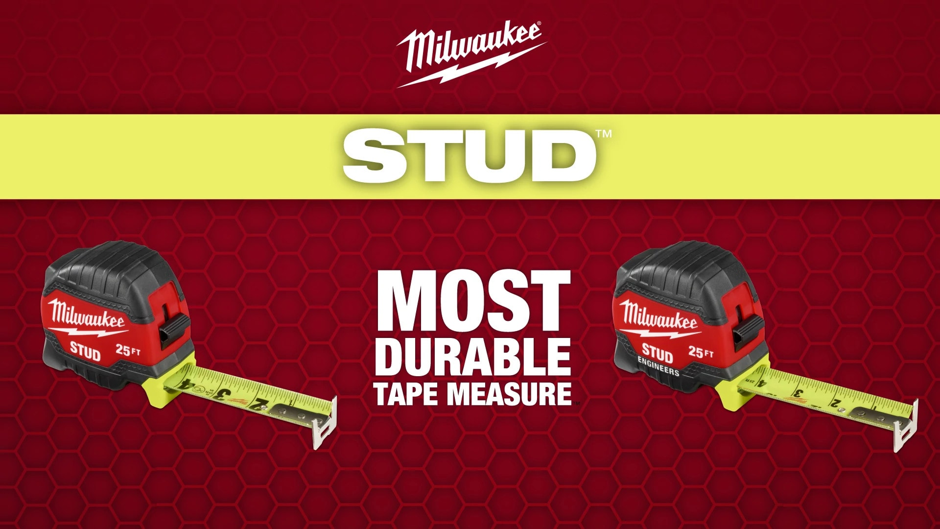 Milwaukee® STUD™ Tape Measure