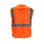 48-73-5115, 48-73-5116, 48-73-5117, 48-73-5118 - Class 2 High Visibility Orange Mesh Safety Vest - L/XL