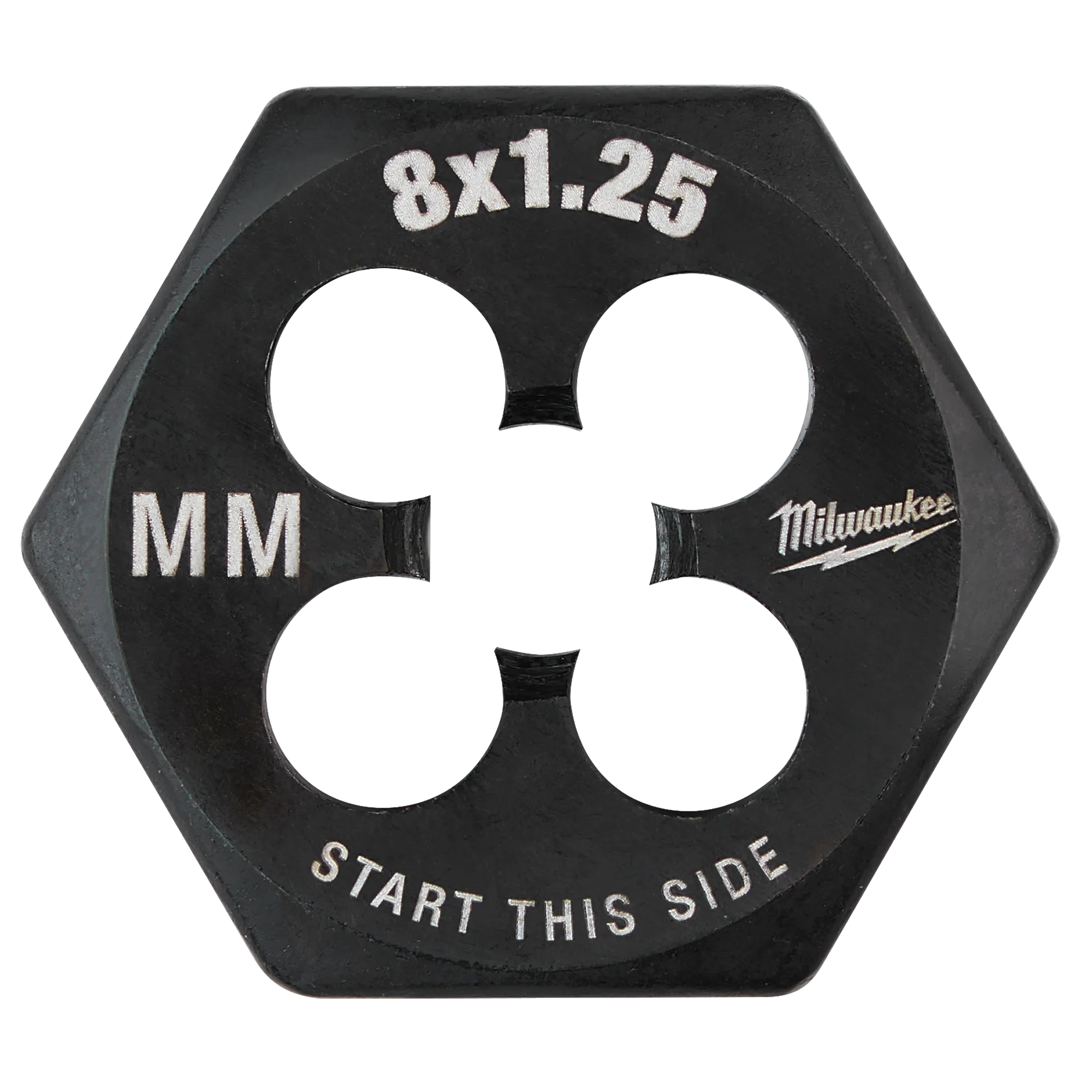 M8-1.25 mm 1-Inch Hex Threading Die