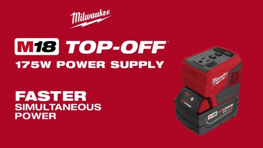 Milwaukee M18 TOP-OFF 175W Power Supply