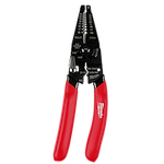 10-28 AWG Multi-Purpose Dipped Grip Wire Stripper & Cutter w/ Reinforced Head