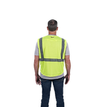 48-73-5111, 48-73-5112, 48-73-5113, 48-73-5114 - Class 2 High Visibility Yellow Mesh Safety Vest - L/XL