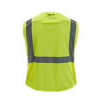 48-73-5121, 48-73-5122, 48-73-5123, 48-73-5124 - Class 2 Breakaway High Visibility Yellow Mesh Safety Vest - L/XL