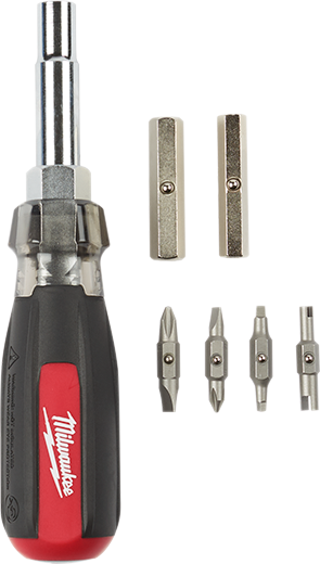 48-22-2881 - 13 in 1 Cushion Grip Screwdriver with Schrader Bit