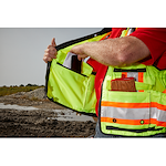 48-73-5161, 48-73-5162, 48-73-5163, 48-73-5164 - Class 2 Surveyor's High Visibility Yellow Safety Vest - L/XL