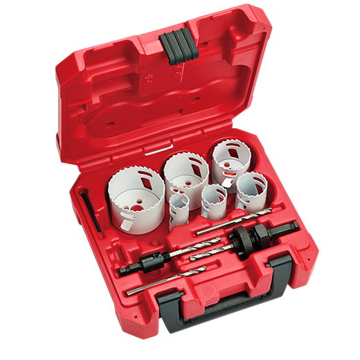 49-22-4095 - 10-pc Electricians Hole Dozer™ Bi-Metal Hole Saw Kit