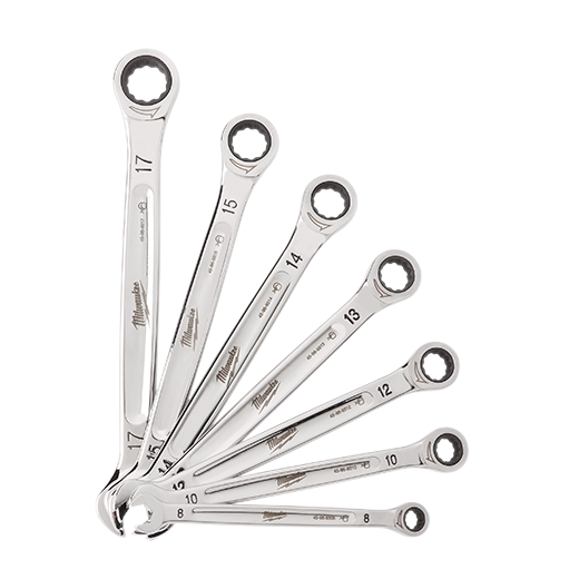 48-22-9506 - 7 pc. Metric Ratcheting Combination Wrench Set