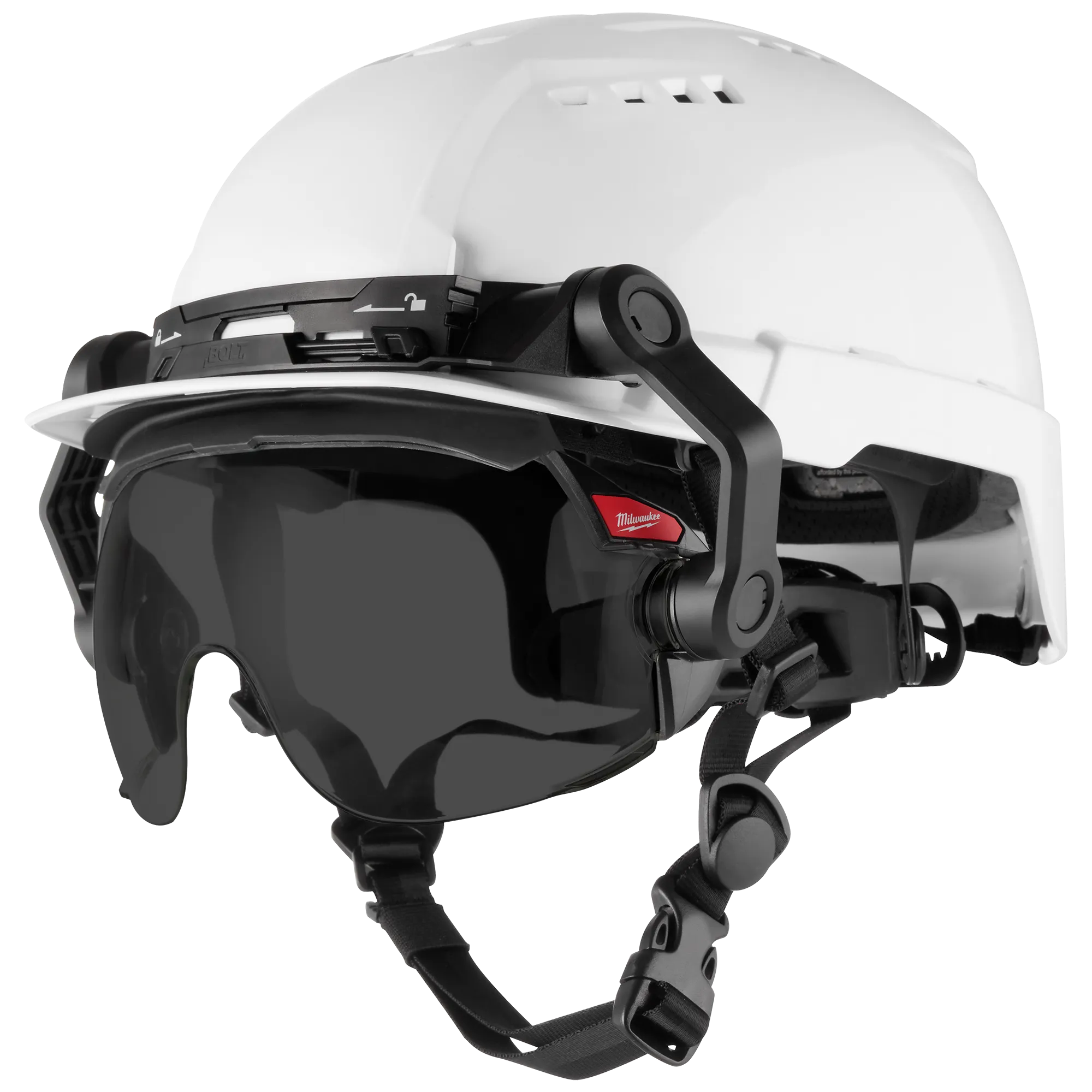 Image of the Milwaukee BOLT Tinted Dual Coat Lens Gasketed Eye Visor