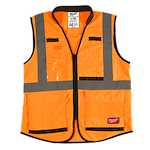 48-73-5092 - High Visibility Orange Performance Safety Vest - L/XL (CSA)