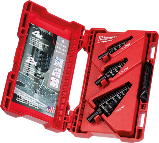 Milwaukee Shockwave Impact Duty 3/16 In. - 1/2 In. #2 Step Drill Bit, 6  Steps - Town Hardware & General Store