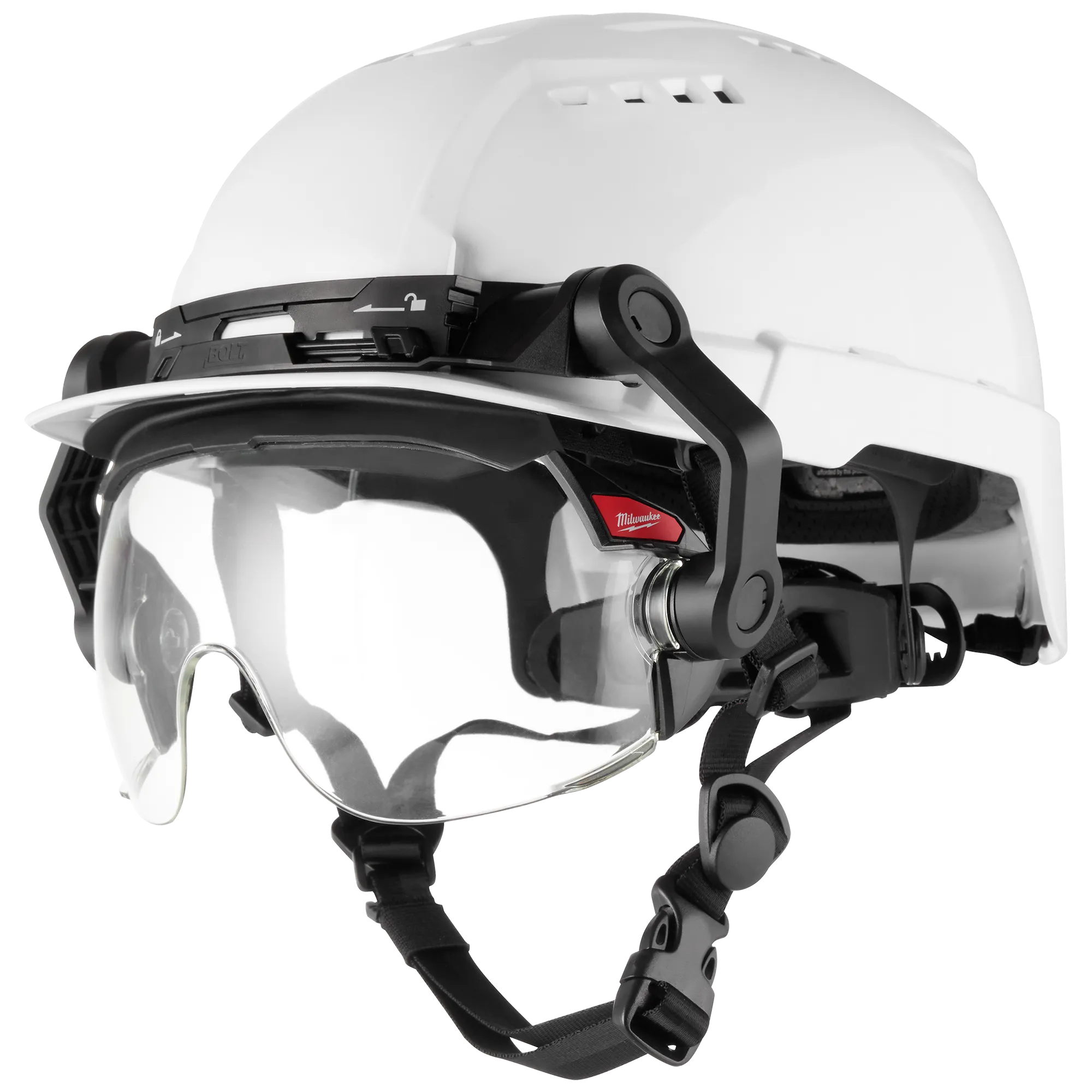 Image of the Milwaukee BOLT Clear Dual Coat Lens Gasketed Eye Visor