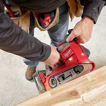 Milwaukee belt sander cordless sale