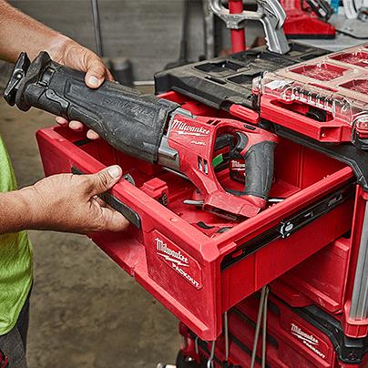 Milwaukee two shop drawer packout