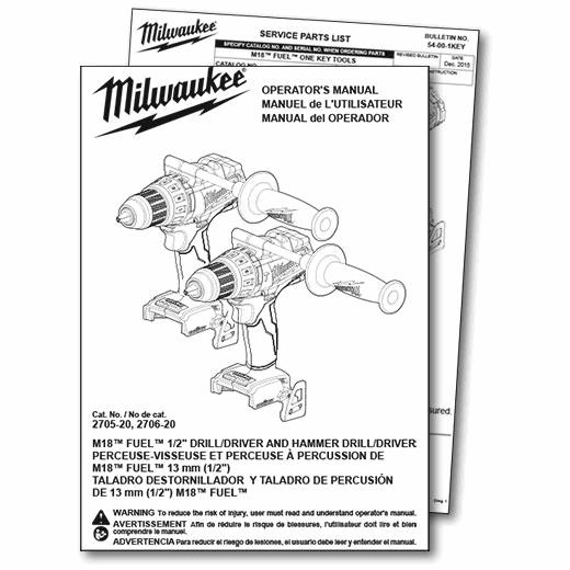 Milwaukee best sale drill settings