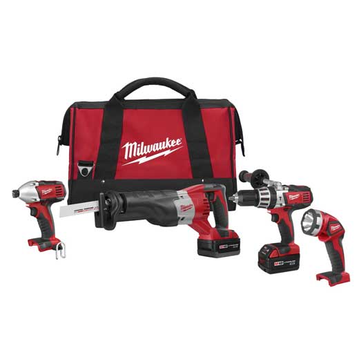 M18™ Cordless LITHIUM-ION 4-Tool Combo Kit