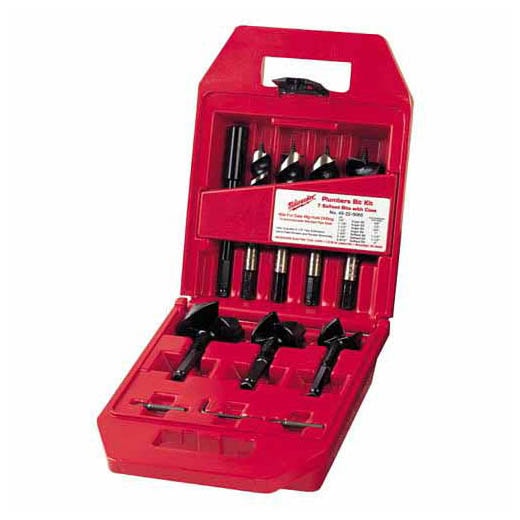 Plumbers Selfeed Bit Kit 7 PC